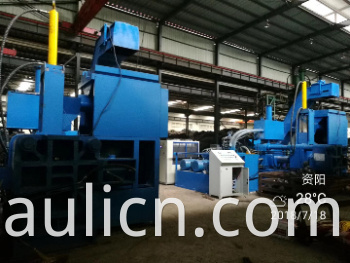 Y83W-500 အလိုအလျောက်သံမဏိသတ္တုချစ်ပ်များ Block Briquette Making Machine (CE)